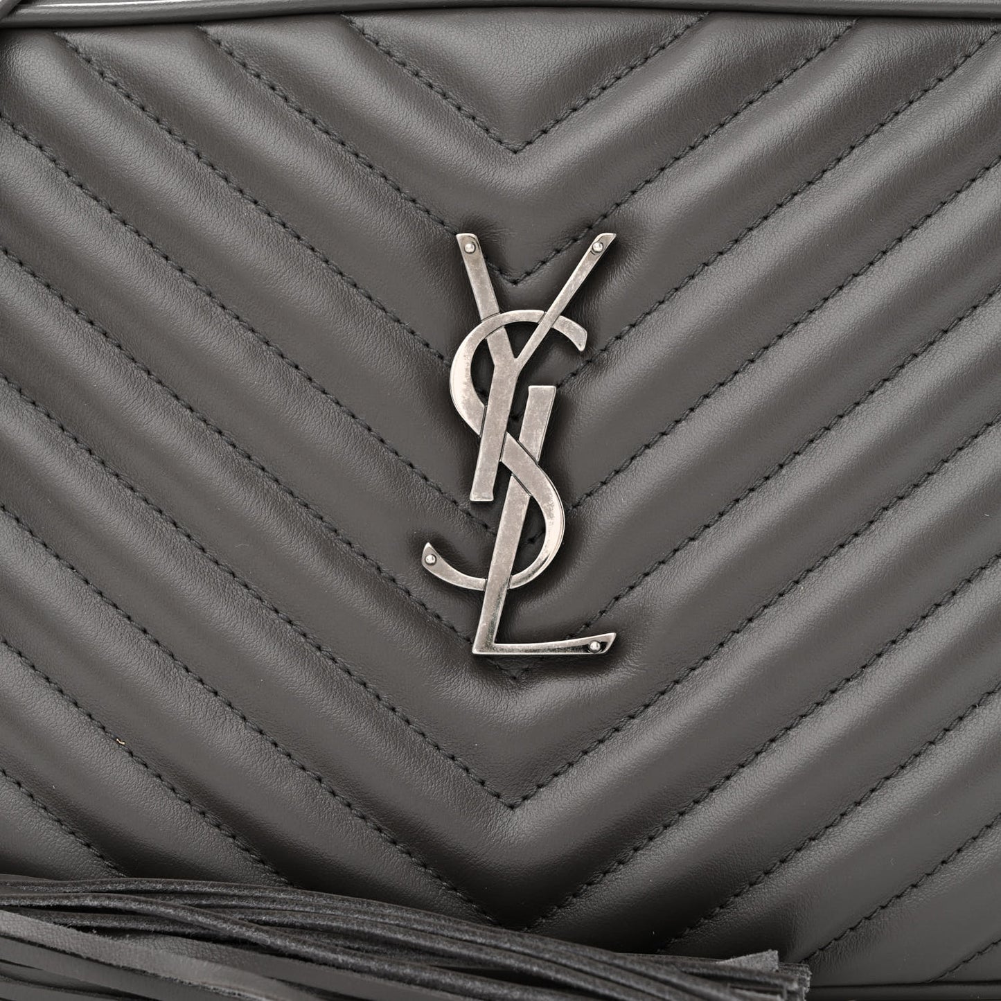 Calfskin Matelasse Monogram Lou Camera Bag Dark Smog
