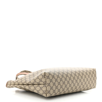 Gucci GG Plus Monogram Medium Signature Web Loop Tote Light Brown 4 of 10
