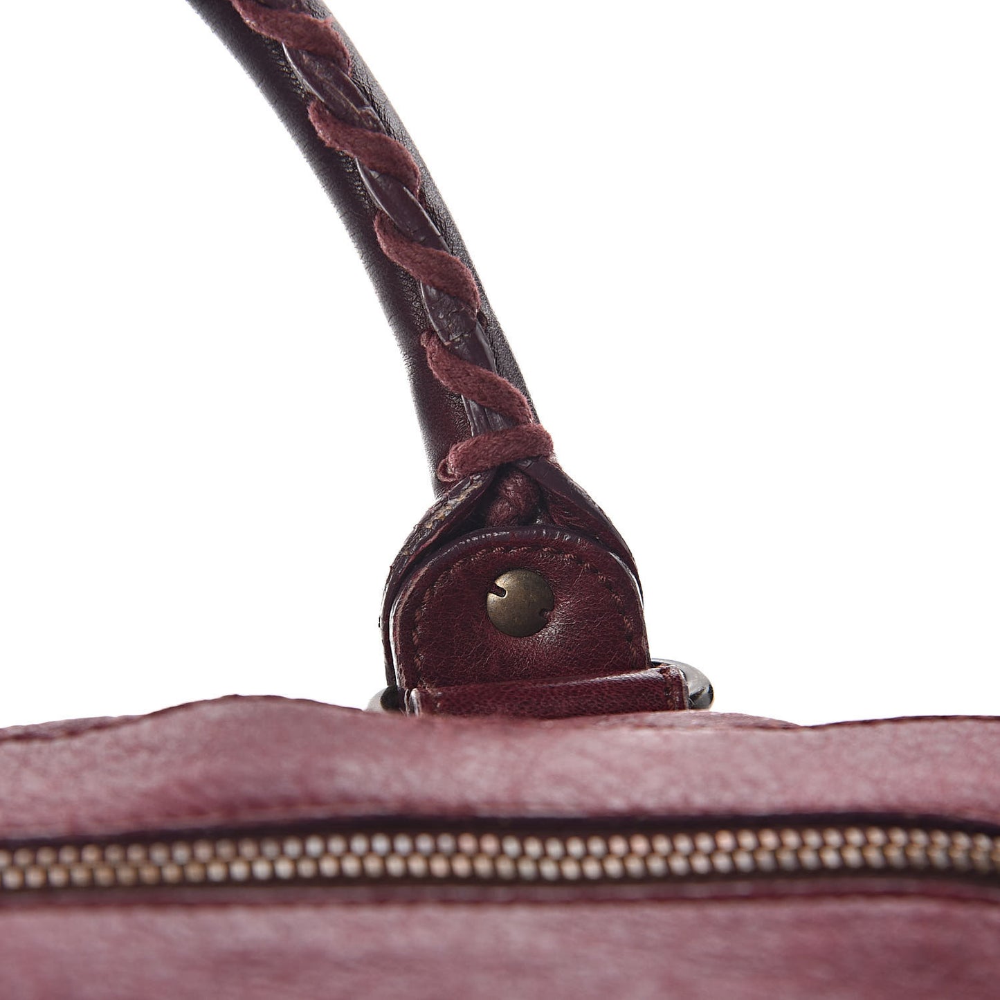 Chevre Classic Hardware Twiggy Rouge Grenat