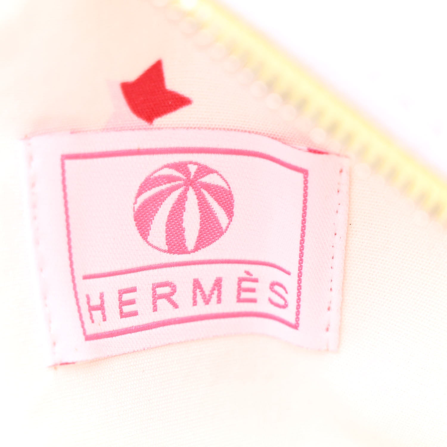 Hermes Cotton Embroidered Childrens Circus Sakarecre Bag 6 of 11