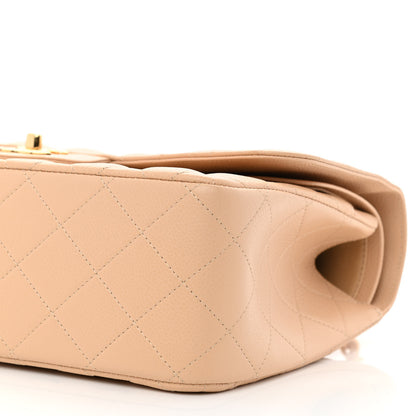 Chanel Caviar Quilted Jumbo Double Flap Beige 10 of 11