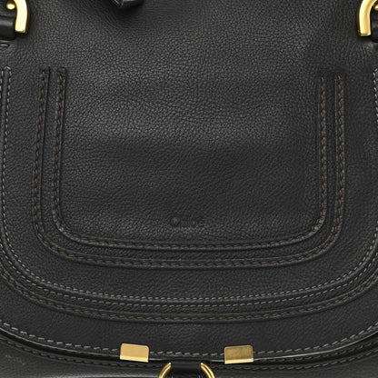 Chloe Calfskin Large Marcie Satchel Black 8 of 13