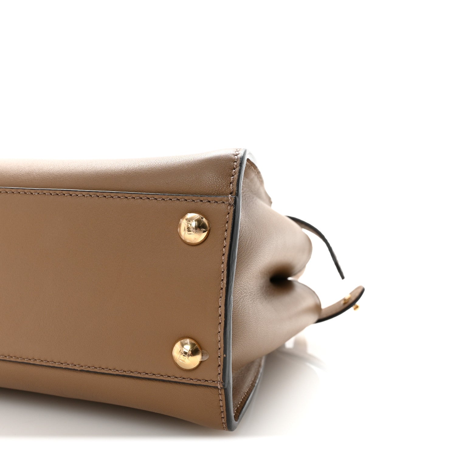 Fendi Vitello Seta Fabric Jacquard FF 1974 Mini Peekaboo Iconic