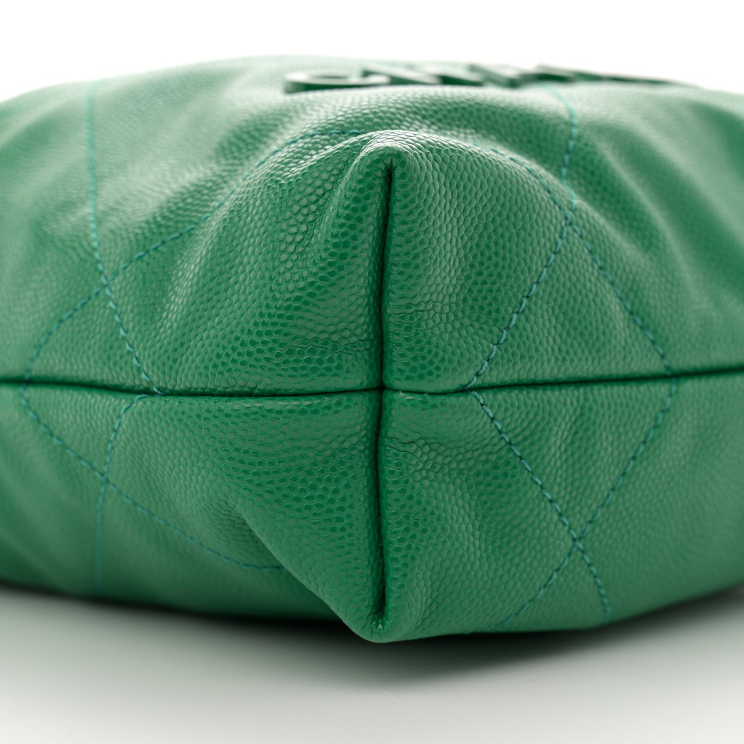 Chanel Shiny Caviar Quilted Mini Chanel 22 Green 9 of 10