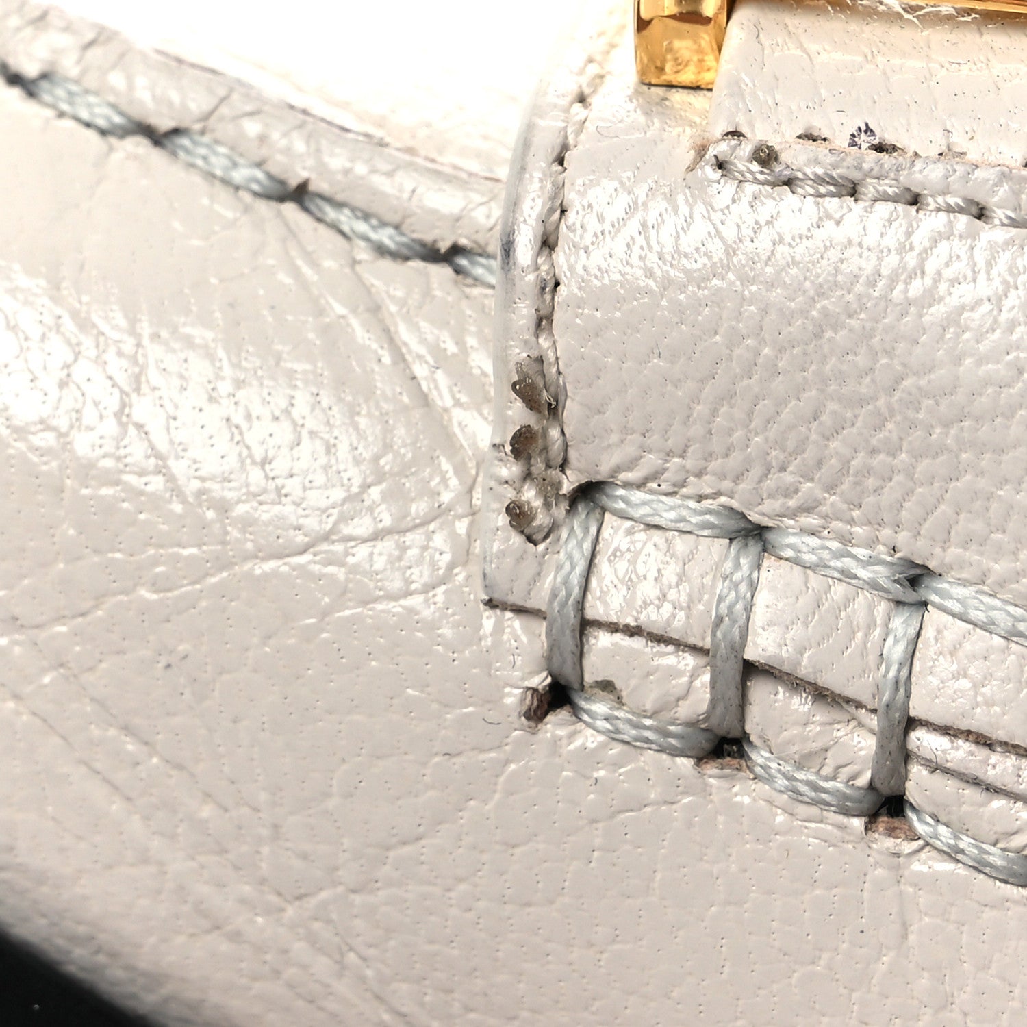 Gucci Goatskin Womens Logo 15mm Loafers 40.5 Mystic White 11 of 14