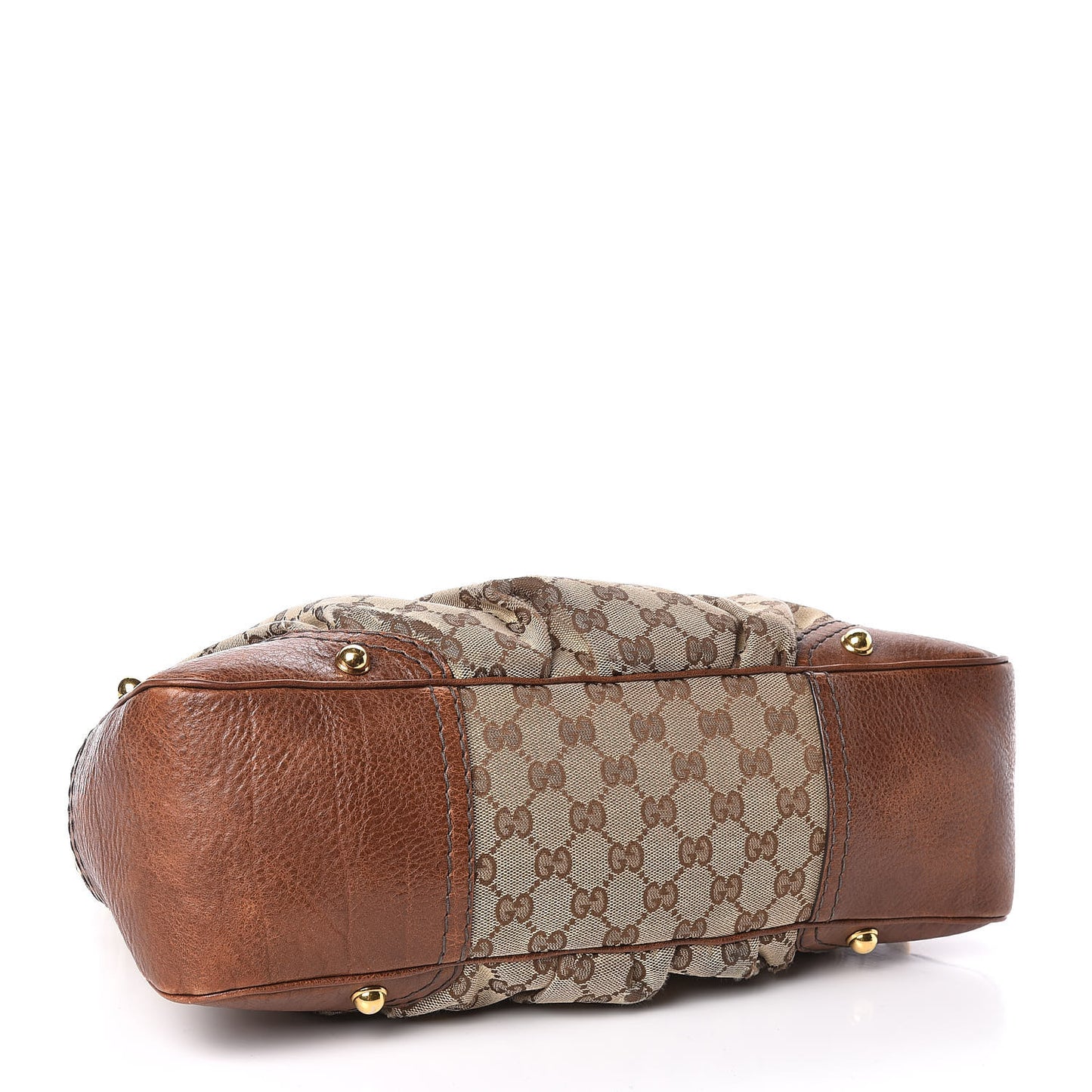Monogram Medium Jockey Hobo Brown