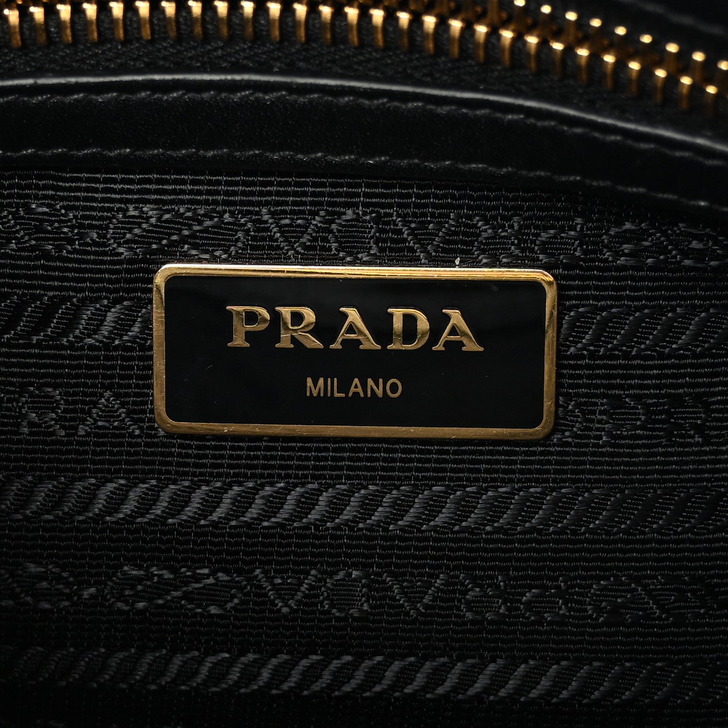 Prada Tessuto Nylon Soft Calf Double Zip Crossbody Bag Black 8 of 11