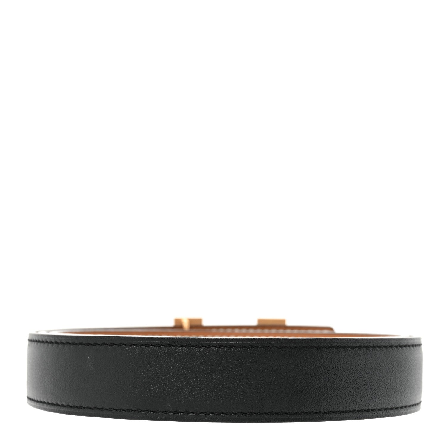 Hermes Epsom Swift 24mm Constance H Belt 90 36 Gold Black 2 of 6