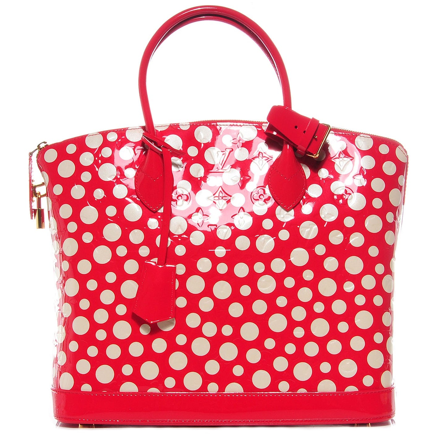 Vernis Kusama Infinity Dots Lockit MM Red