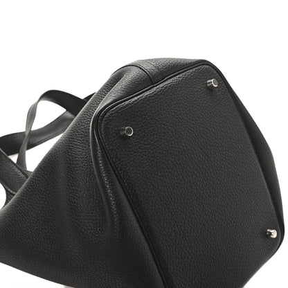 Hermes Taurillon Clemence Picotin Lock 22 MM Black 10 of 11