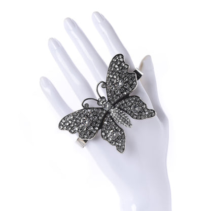 Gucci Crystal Studded Butterfly Palm Cuff 2 of 5