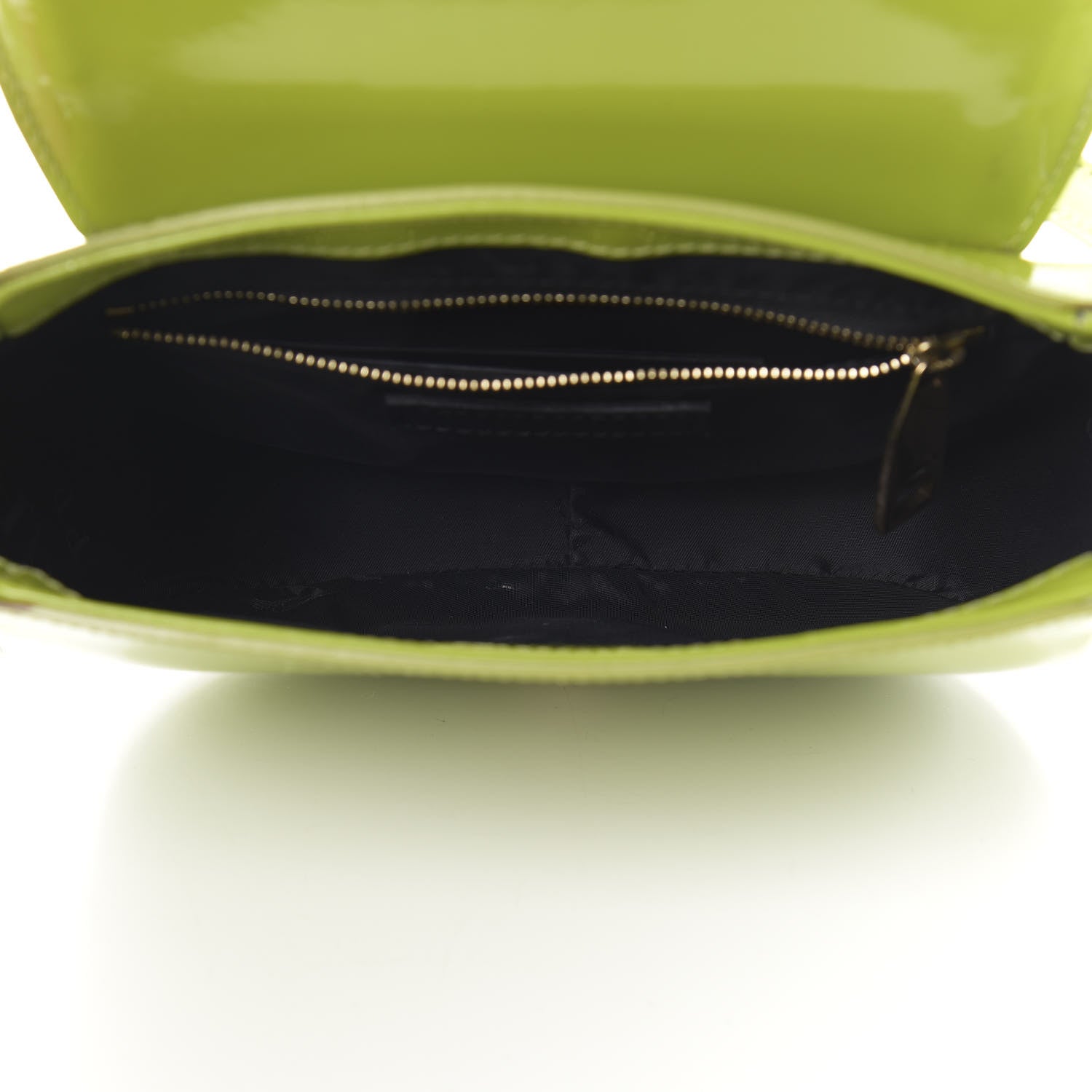 Burberry Patent Small Leigh Crossbody Bag Lemon Green 5 of 19