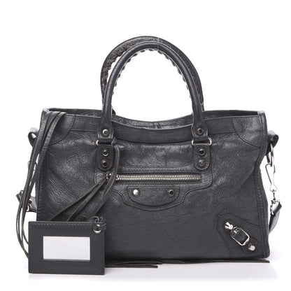 Balenciaga Agneau Classic Silver Hardware S City Gris Fossile 1 of 12