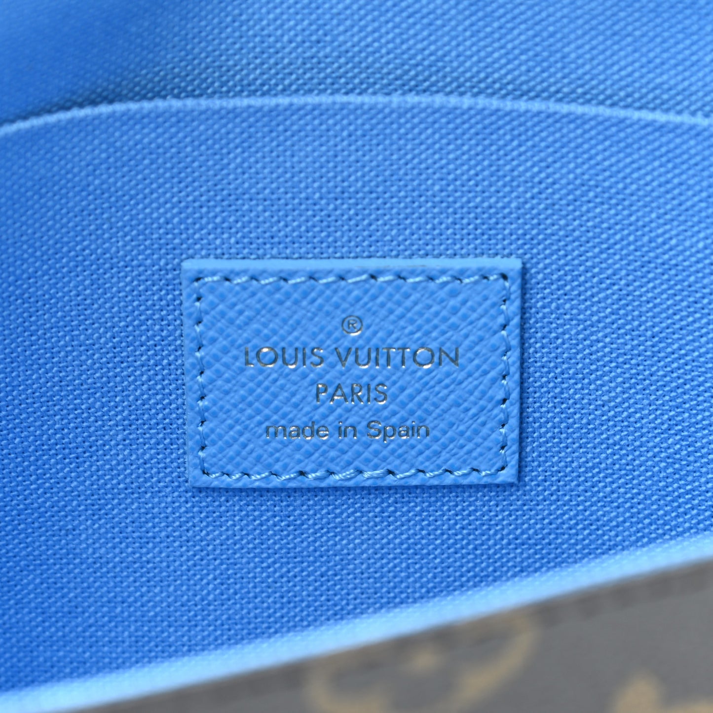 Monogram 2021 Christmas Animation China Wall Pochette Felicie Chain Wallet Myosotis Blue