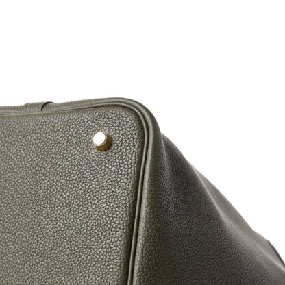 Hermes Taurillon Clemence Picotin Lock 22 MM Vert Maquis 6 of 13