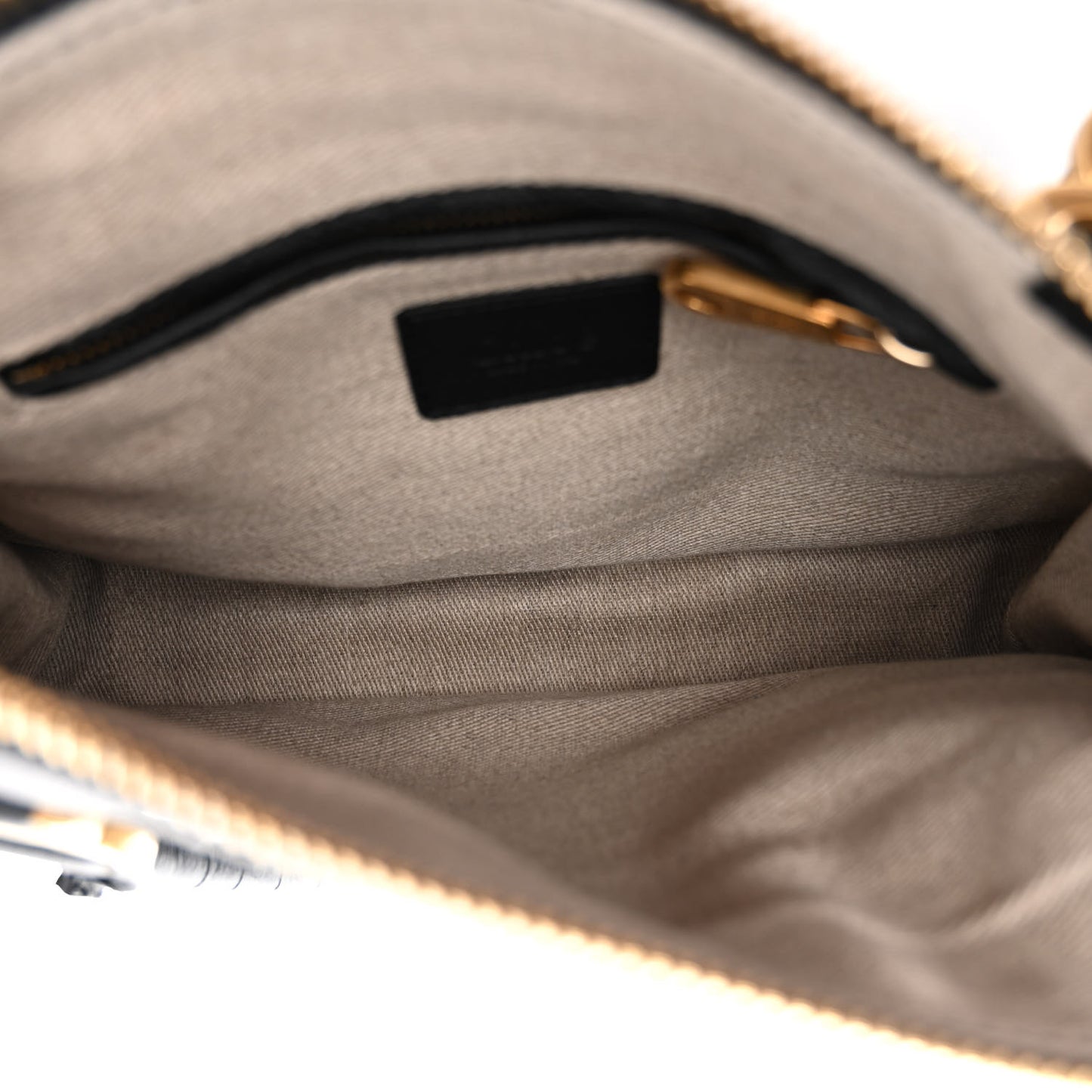 Calfskin Small Marcie Satchel Black