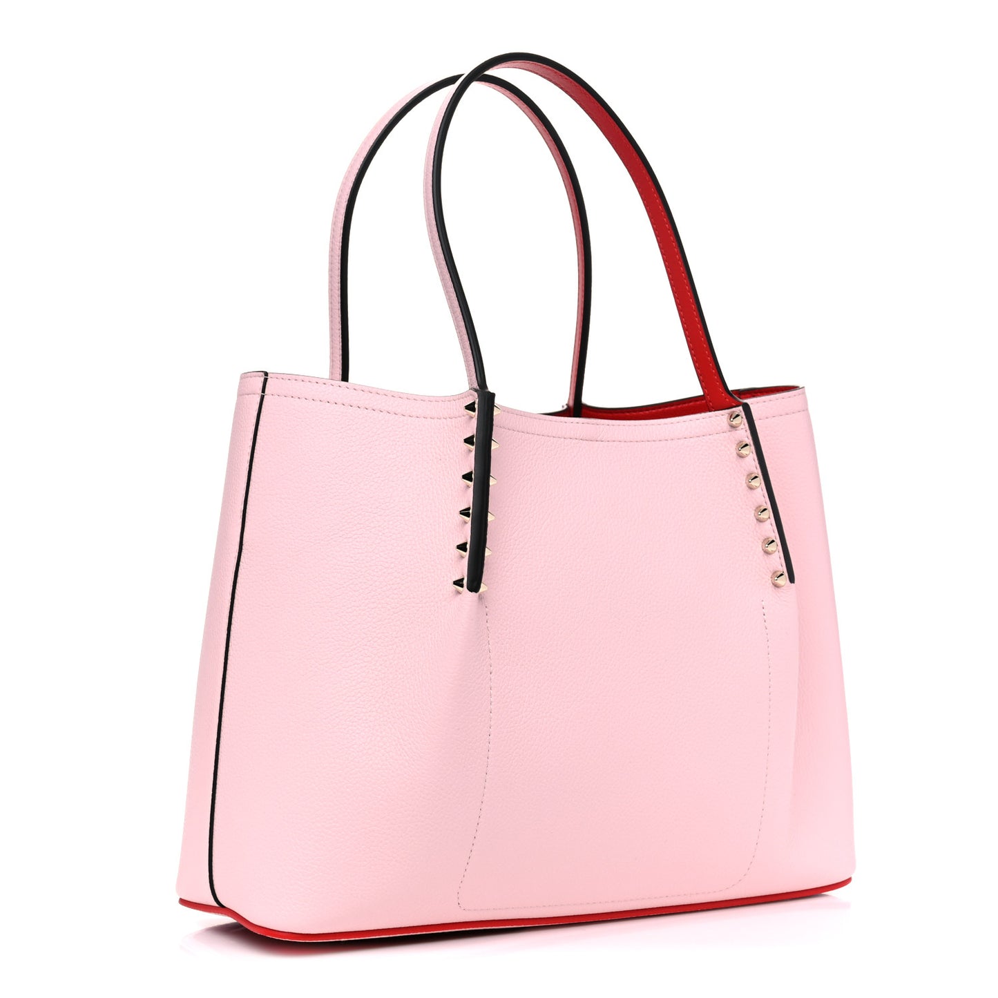 Calfskin Spiked Small Cabarock Shopper Tote Poupee
