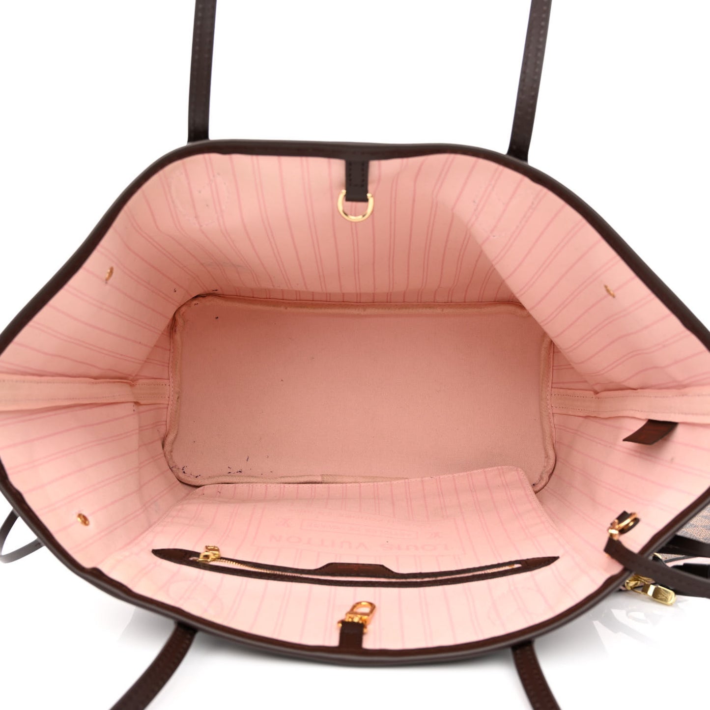 Damier Ebene Neo Neverfull MM Rose Ballerine