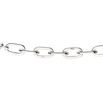 Tiffany Sterling Silver Flat Link Chain Necklace 3 of 3