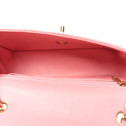 Chanel Lambskin Quilted Mini Rectangular Flap Pink 5 of 12