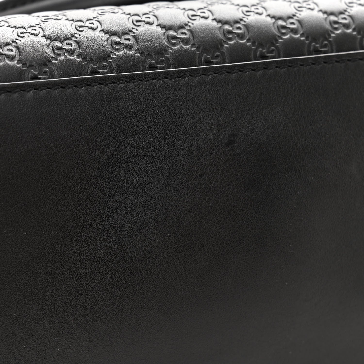 Gucci Soft Microguccissima Small Zippered Satchel Black 13 of 13