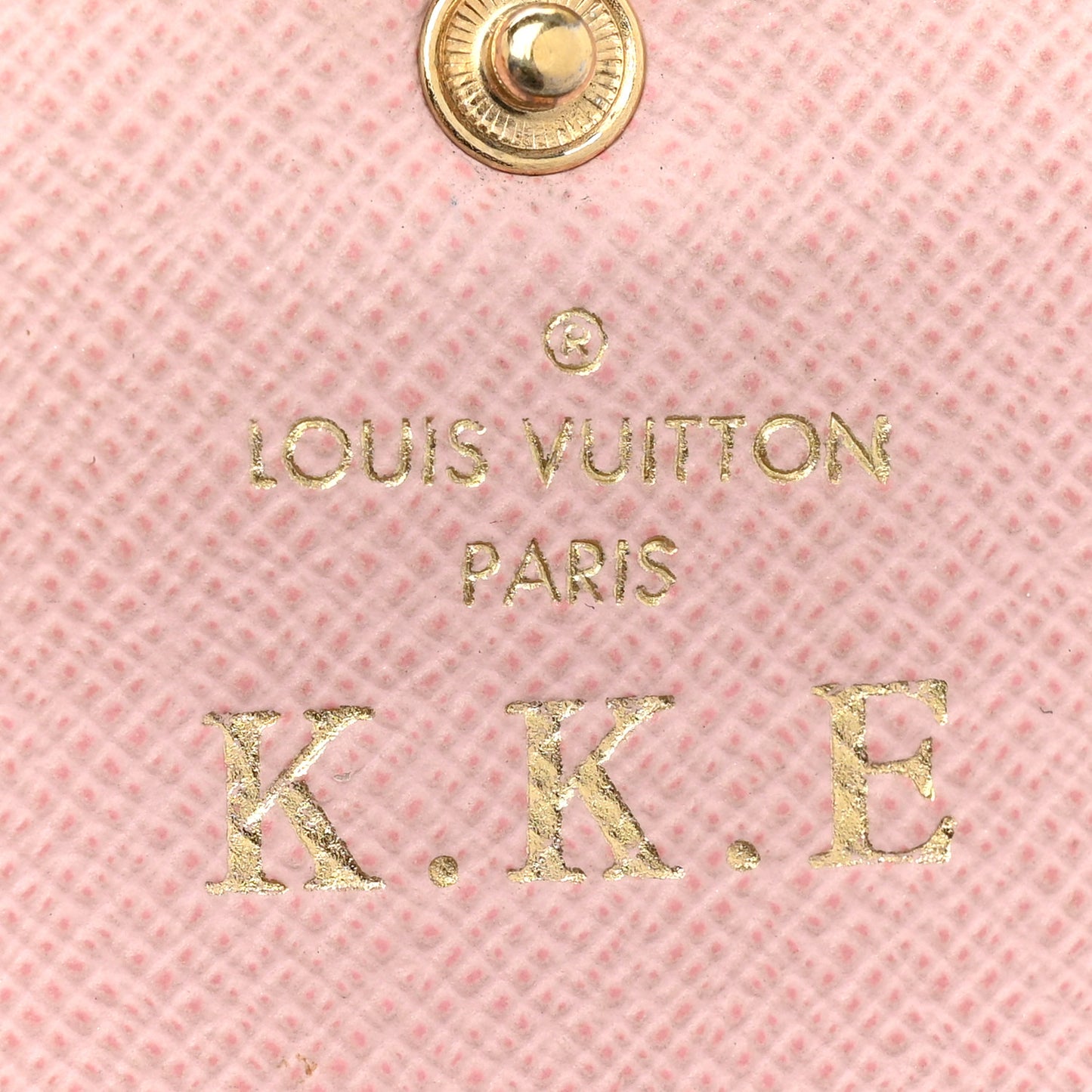 Monogram Emilie Wallet Rose Ballerine