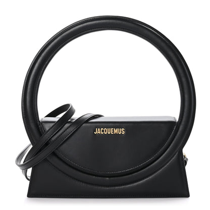Jacquemus Smooth Calfskin Le Sac Rond Black 1 of 8