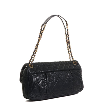 Chanel Iridescent Calfskin Chic Quilt Large Flap Black 3 of 8