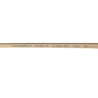 Chanel Acetate Metal Pearl Butterfly Sunglasses 4236-H Brown 5 of 6