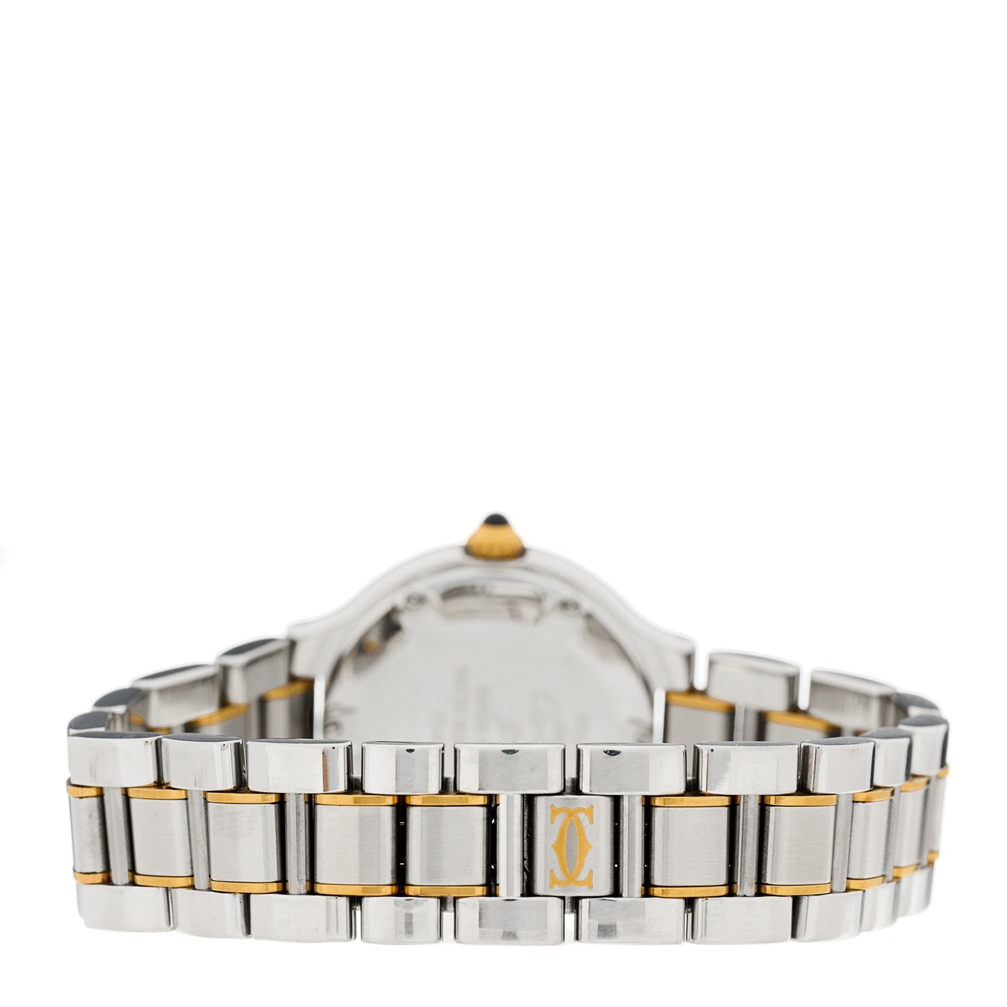 Stainless Steel 18K Yellow Gold 28mm Must De 21 Quartz Watch