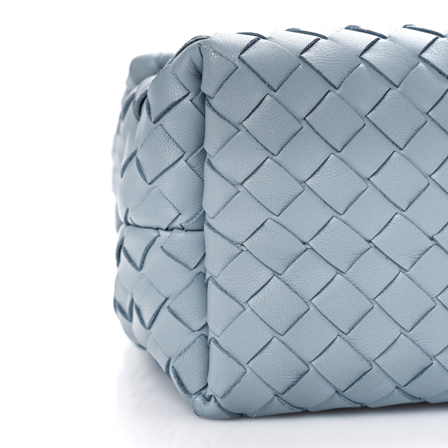 Bottega Veneta Nappa Intrecciato Medium Olimpia Shoulder Bag Light Blue 7 of 8
