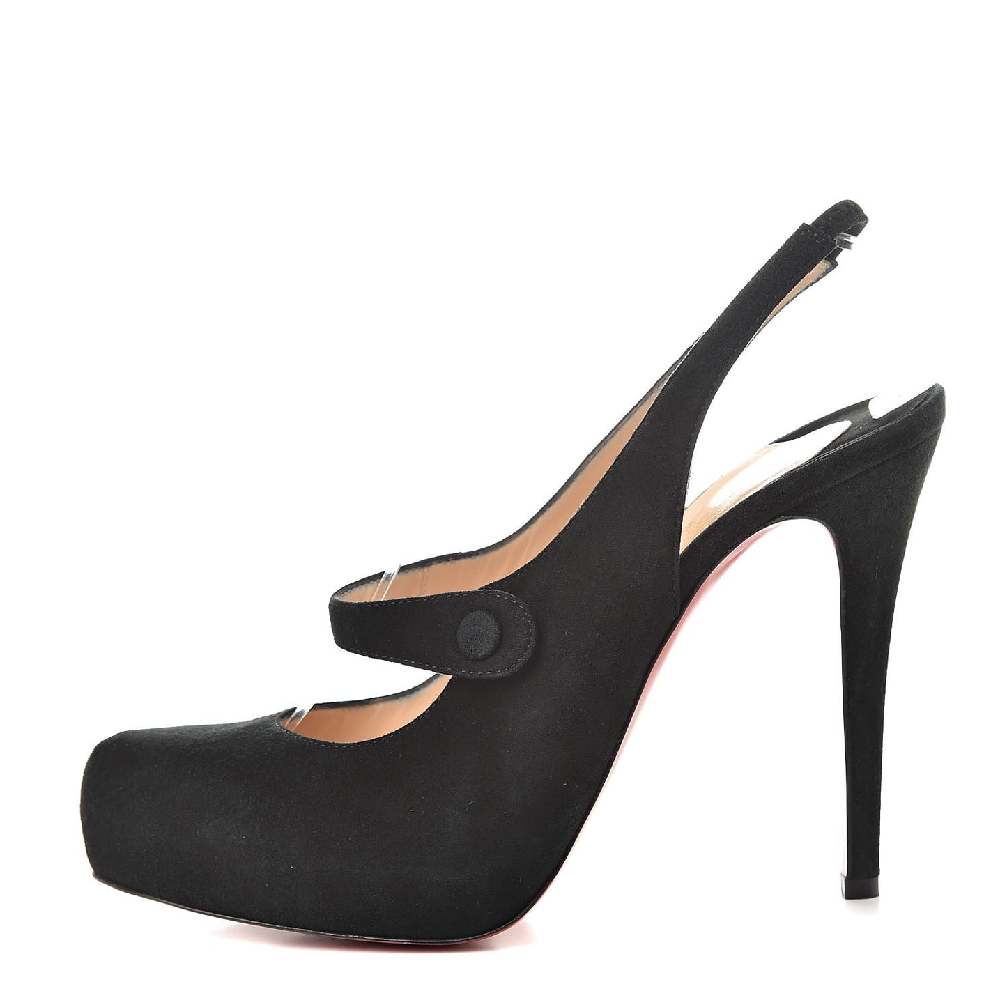 Suede Rolande Boucle 120 Pumps 39.5 Black