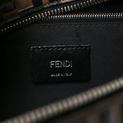 Fendi Vitello Century Bi-Color FF 1974 Embossed Belt Bag Maya Black 6 of 10