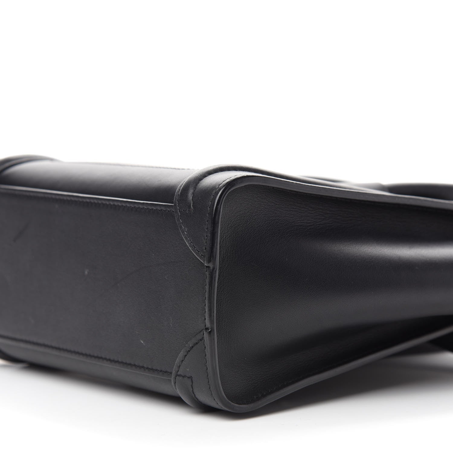 Celine Smooth Calfskin Nano Luggage Black 6 of 9