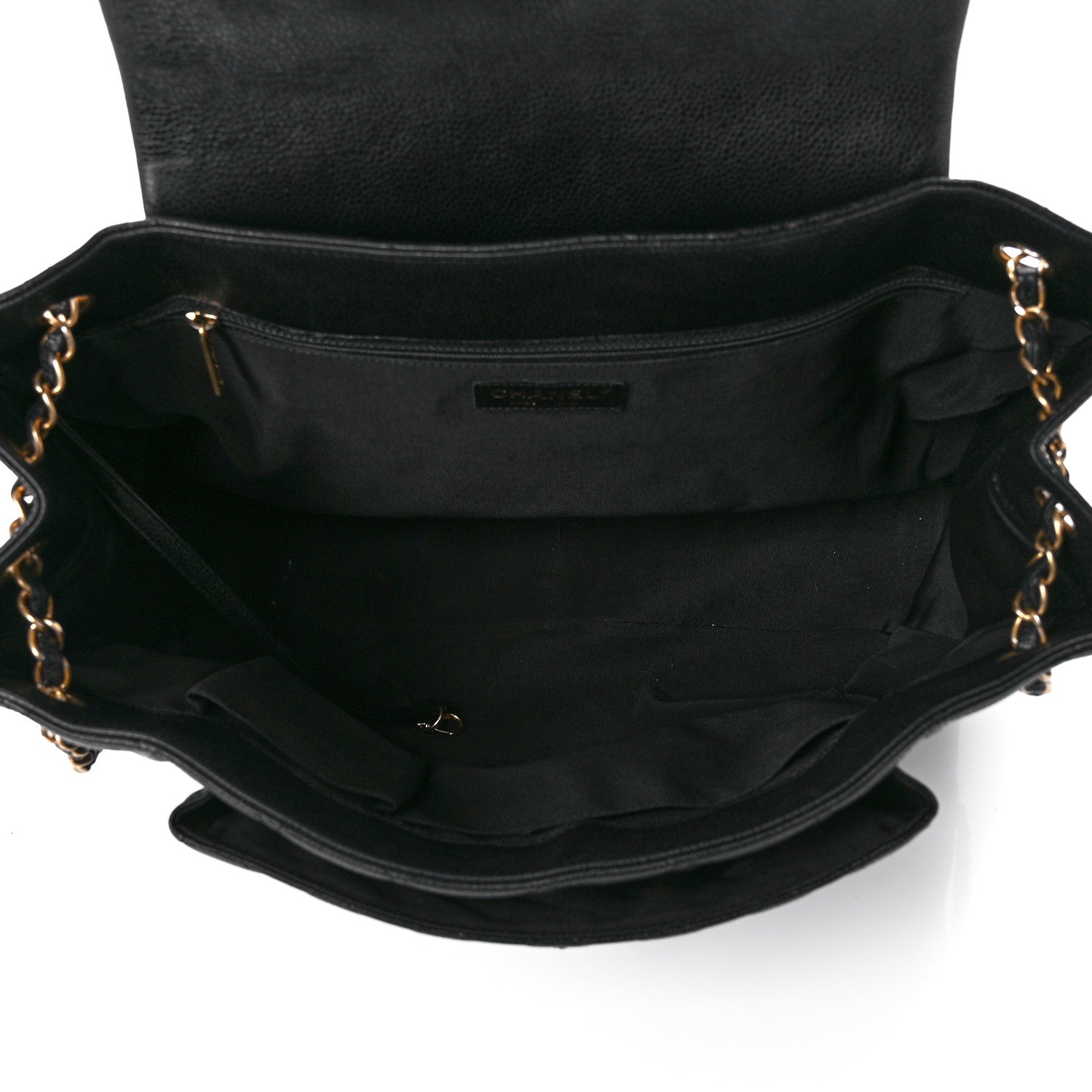 Chanel Caviar Quilted Flap Tote Black 5 of 12