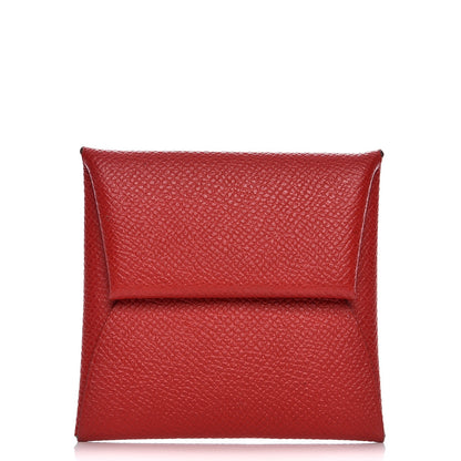 Hermes Epsom Bastia Coin Purse Rouge Casaque 1 of 7