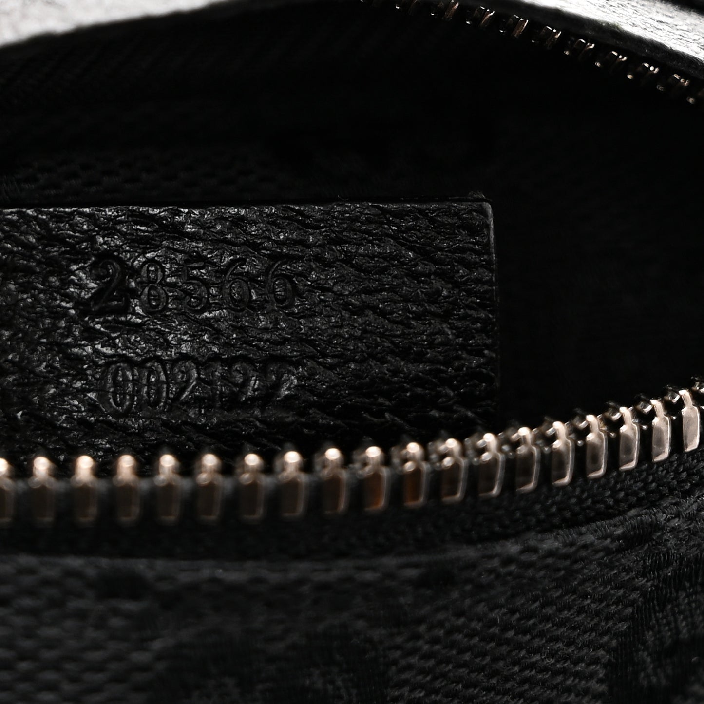 GG Monogram Double Pocket Belt Bag Black