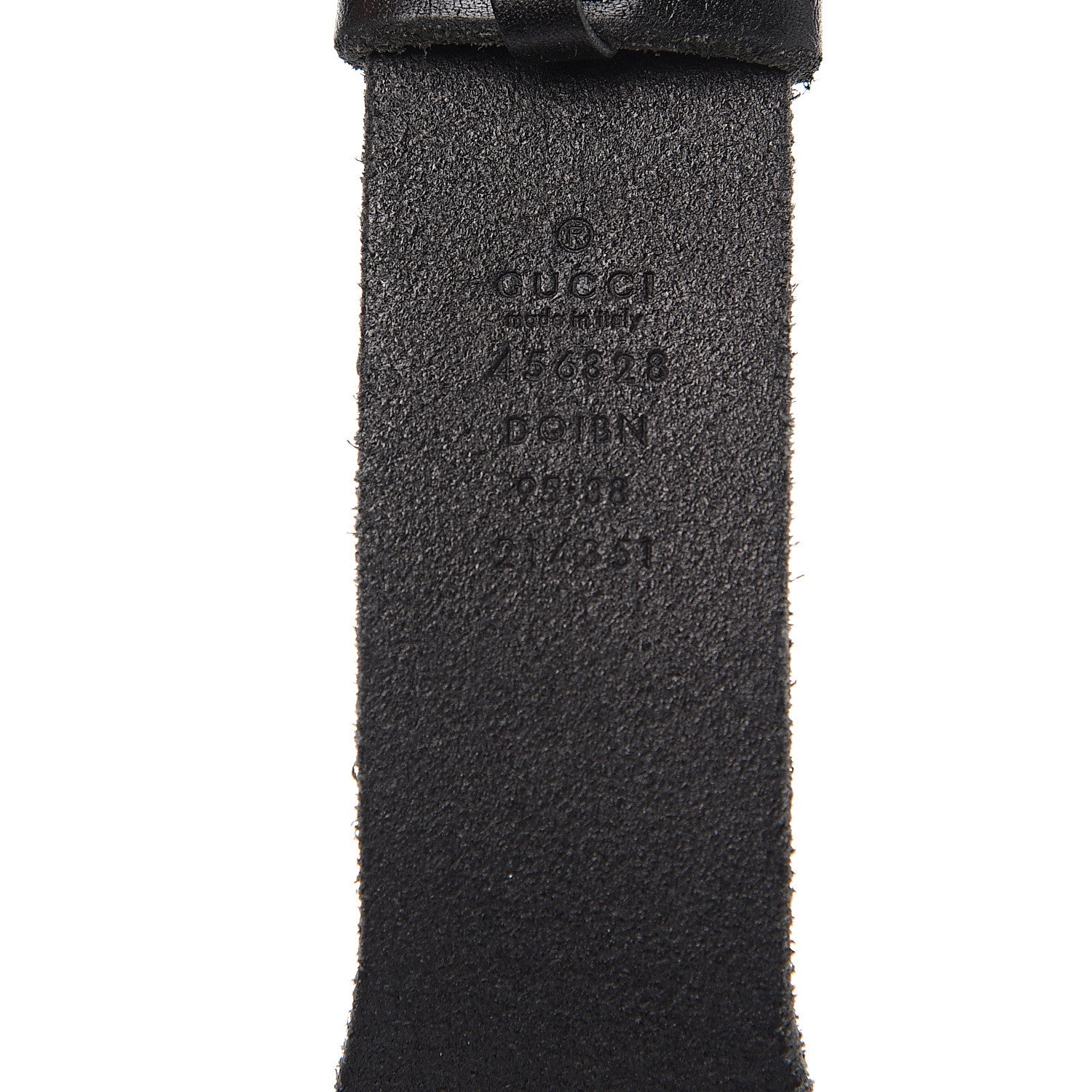 Gucci Calfskin Dionysus Braided Belt 95 38 Black 4 of 4