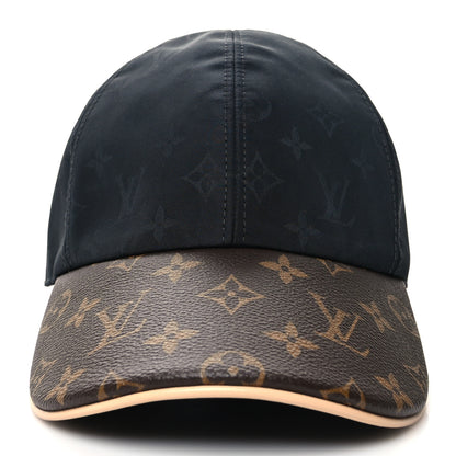 Louis Vuitton Polyester Silk Monogram LV Get Ready Cap M Black 2 of 7