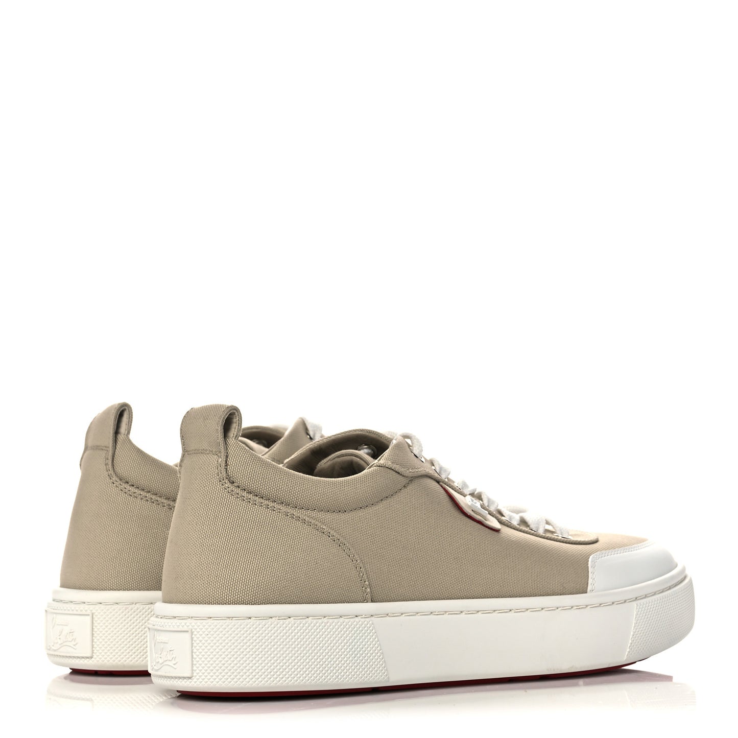 Canvas Simplerui Flat Sneakers 38.5 Beige White