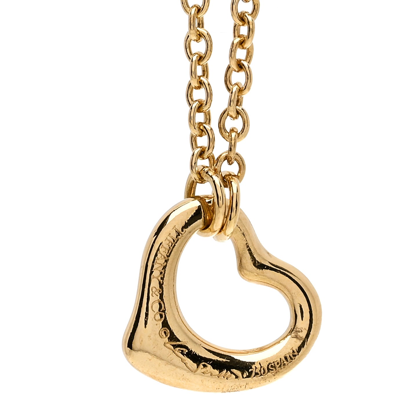 18K Yellow Gold Elsa Peretti 5 Open Heart Bracelet