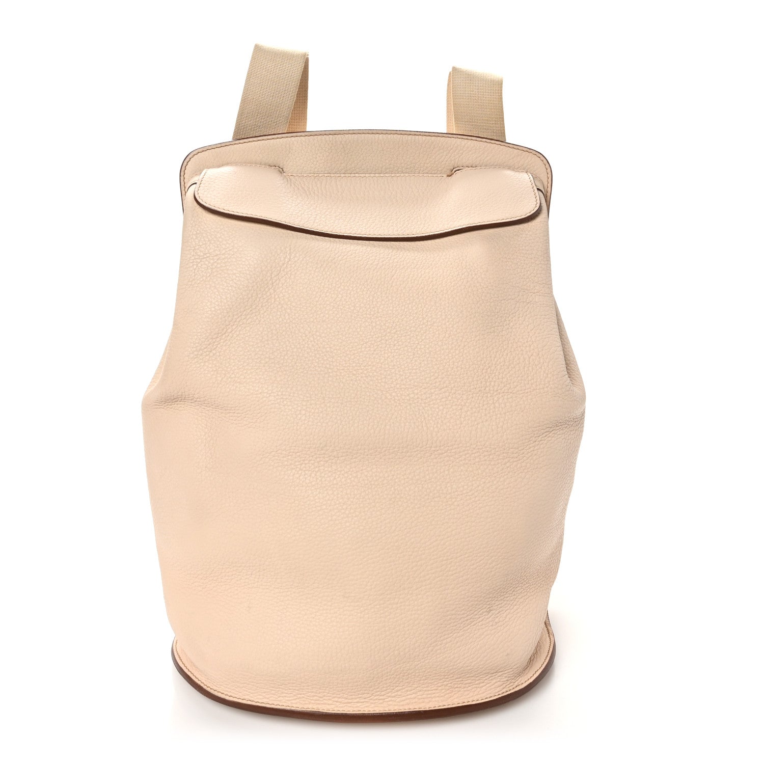 Hermes Taurillon Clemence Sherpa Backpack Parchemin 1 of 14