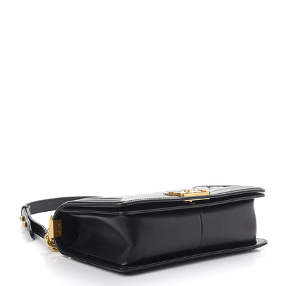 Chanel Lambskin Quilted Medium Boy Flap Black 4 of 13