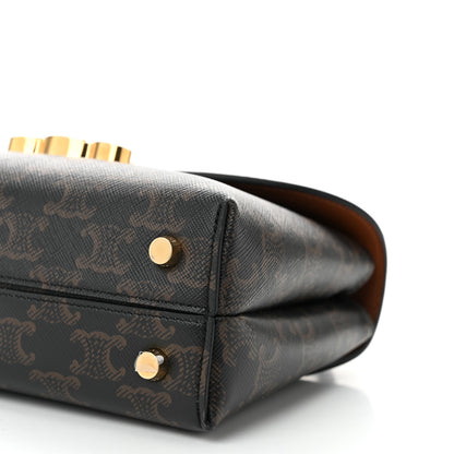 Celine Triomphe Canvas Teen Nino Tan 10 of 11