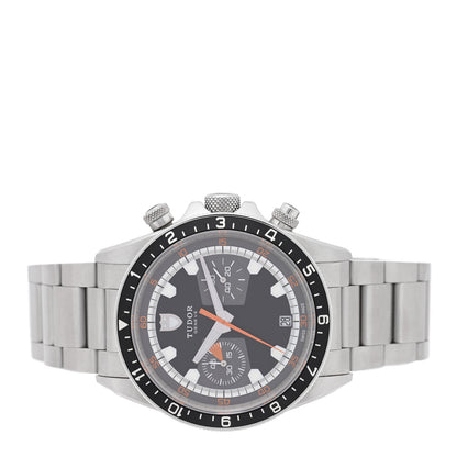 TUDOR Stainless Steel 42mm Heritage Chrono Automatic Watch Black 70330N 2 of 5
