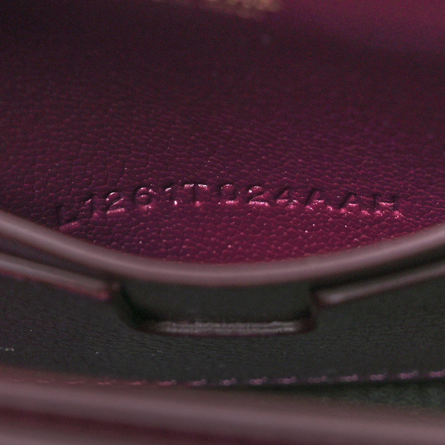 Calfskin T Clasp Crossbody Bag Purple