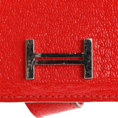 Hermes Chevre Mysore Bearn Card Holder Wallet Rouge de Coeur 10 of 12