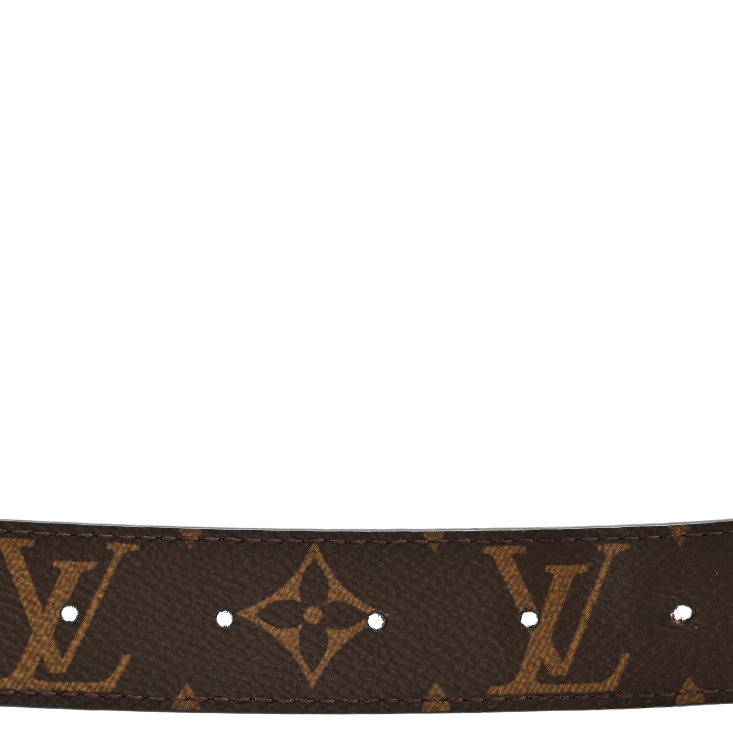 Louis Vuitton Calfskin Monogram 30mm LV Initiales Reversible Belt 100 40 Black 7 of 14