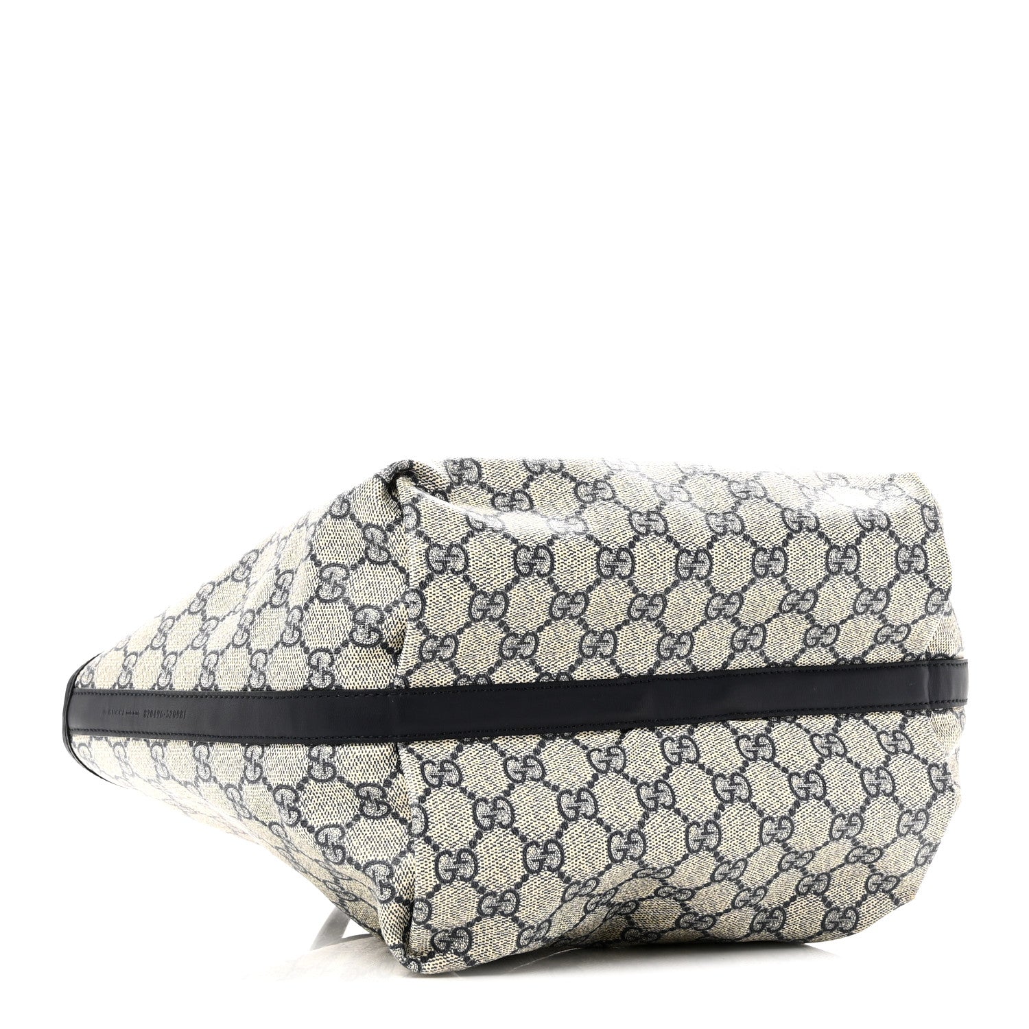 Gucci GG Supreme Monogram Denim Small Totissima Reversible Tote Beige Blue 6 of 16