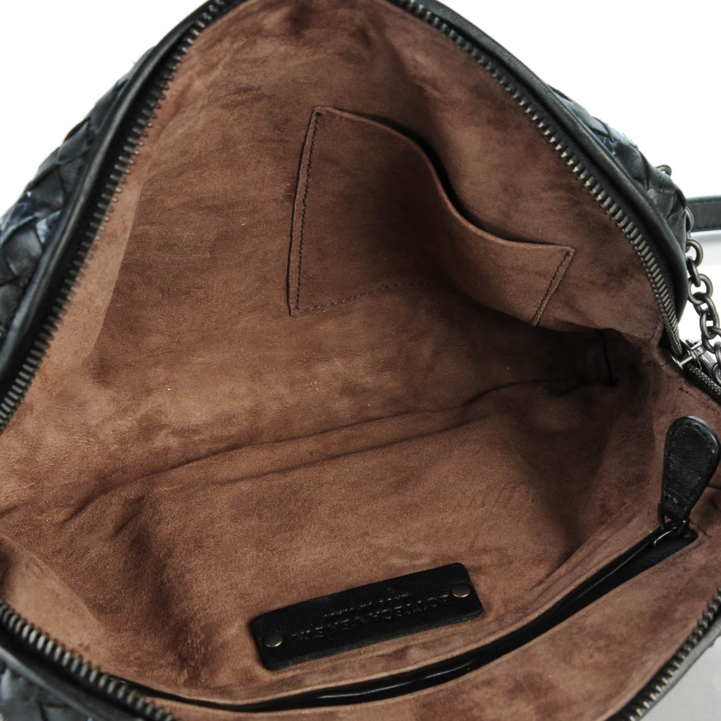 Nappa Intrecciato Ayers Crossbody Pillow Messenger Nero Black
